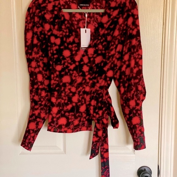 C/MEO Collective Opacity Wrap Blouse - Picture 2 of 5